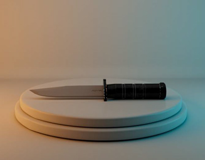 KABAR KNIFE 3D MODEL