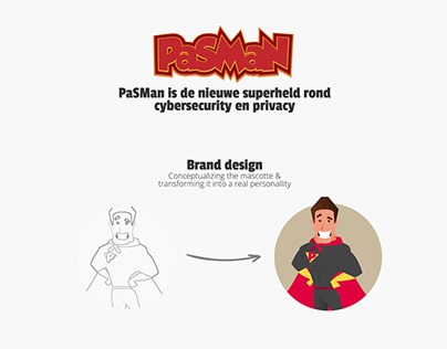 Pasman - Cybersecurity hero brand