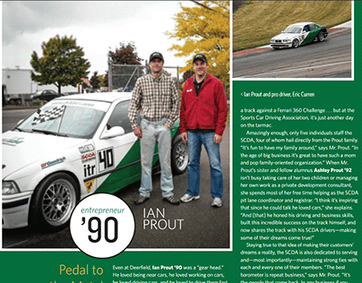Ian Prout '90 in Deerfield Magazine - Winter 2013