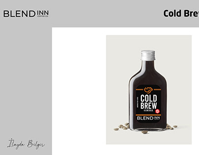 Blend İnn Coffee Cold Brew Etiket Tasarım