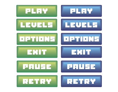 Traffic Game UI Buttons