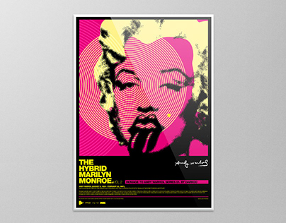 Homage to Andy Warhol poster series