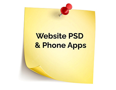 Website PSD & Phone Apps