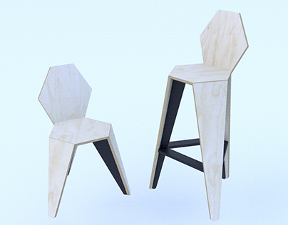 Chairs design for One Love