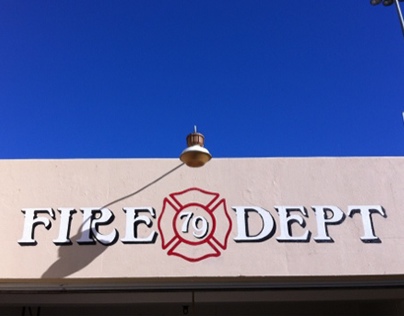 Atascadero Fire Department Station 79 Sign Painting