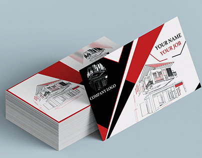 Business card for construction professions
