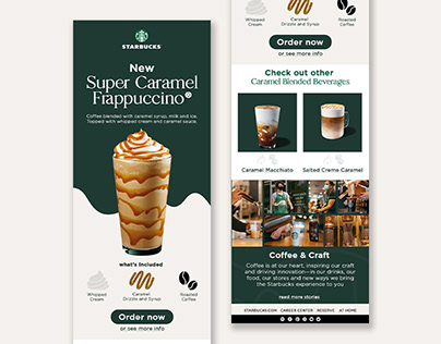 Starbucks Email Design Sample