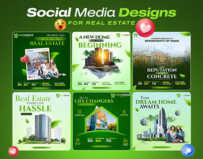 Real Estate Social Media Design