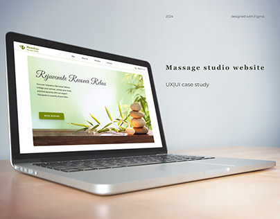Massage studio website