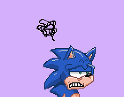 Exhausted Sonic