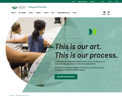 Web Design | Ohio University College of Fine Arts