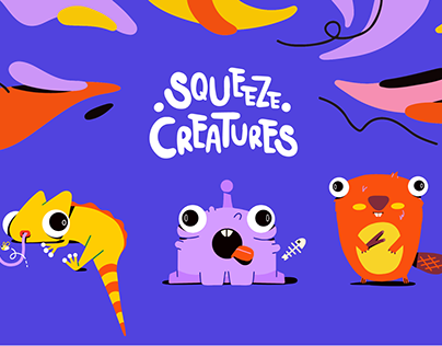 Squeeze Creatures - cute animated animals