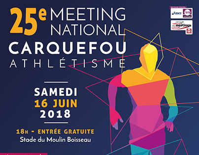 Affiche Meeting d'Athlétisme de Carquefou 2018