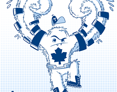 Maple Leafs themed superhero