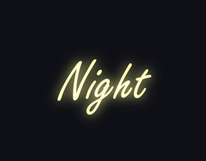Day/ Night Kinetic Typography