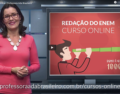 Vídeos para os cursos do site da Professora Ada Brasile