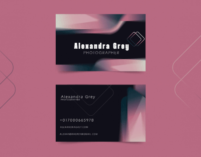 Elegant business card design