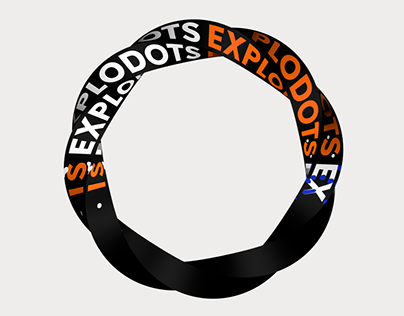 Explodots - Animated Typeface