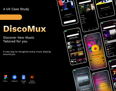 DiscoMux: Discover Music Curated for you, UX Case Study