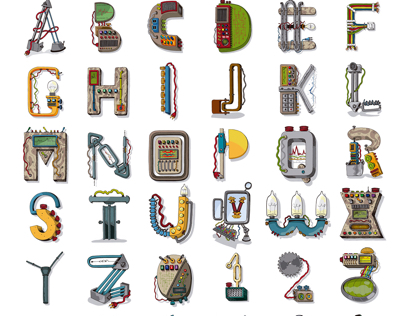 Machine Lettering Capitals