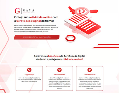 Gama Certificação | Página de serviços