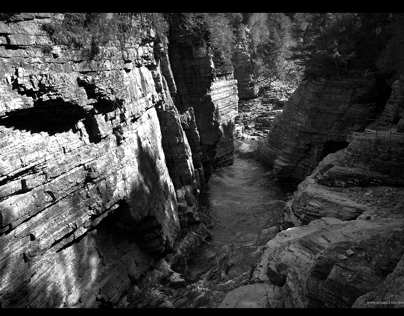 Ausable Chasm - Black and White Studies