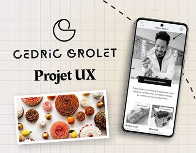 Cédric Grolet - Refonte site mobile - UX