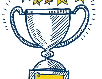 Illustrated trophy gif