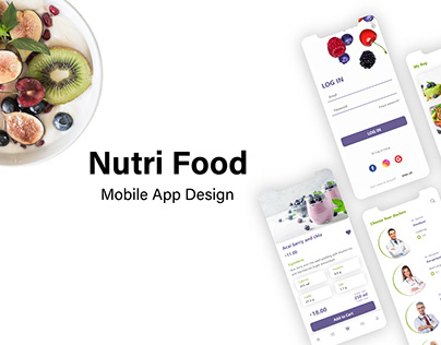 UI/UX Design - Nutri Food App