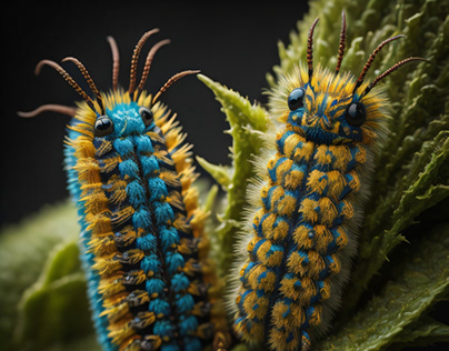 Fuzzy Caterpillars