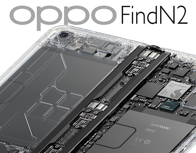 Oppo Find N2 Product Technical Renders