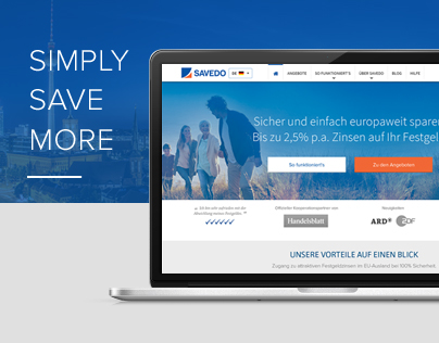 Savedo Website - Original Design