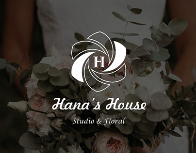 Logo Design for Hana's House Studio & Floral