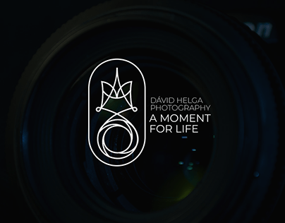 Project thumbnail - A moment for life. photography logo design