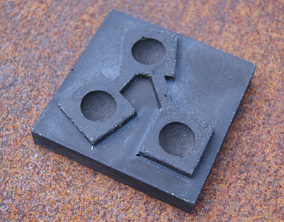 share icon | concrete fridge magnet
