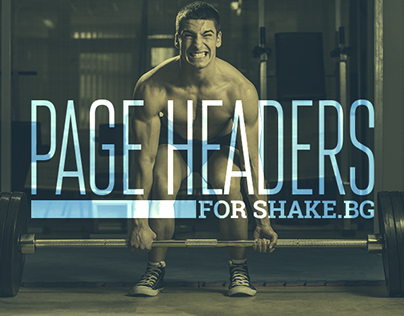 Page headers for shake.bg