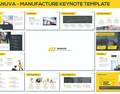 Manuva - Manufacture Keynote Template