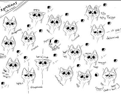 Expressions with Kitties