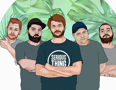 Serious Thing Illustration