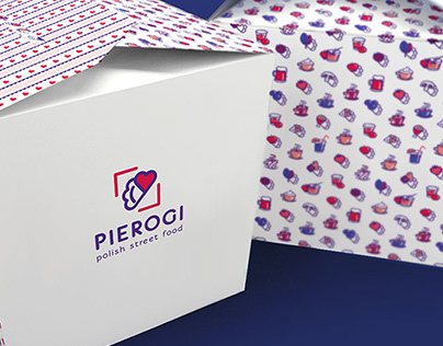 pierogi - polish street food branding design