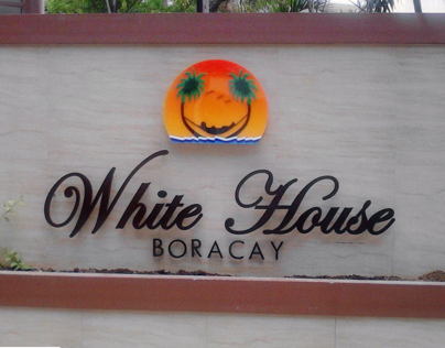 White House Boracay Signage Design