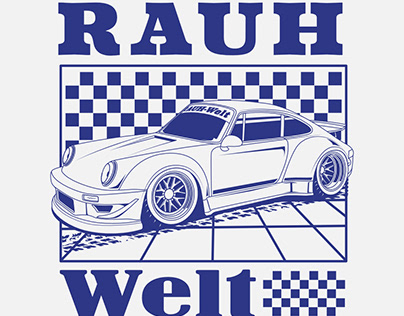 Rauh Welt ( blue print style )