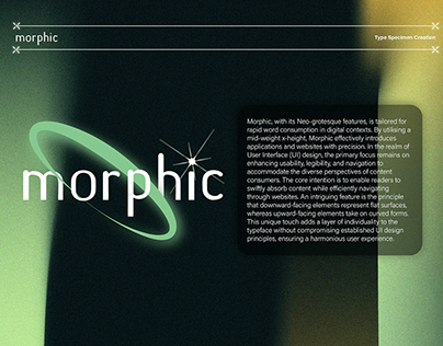 Morphic Typeface