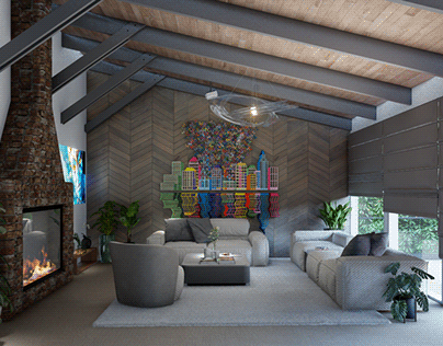 Creative, bold - Room house interior design @ AUS