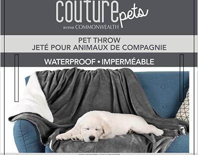 Costco Pet throw Belly Band Design