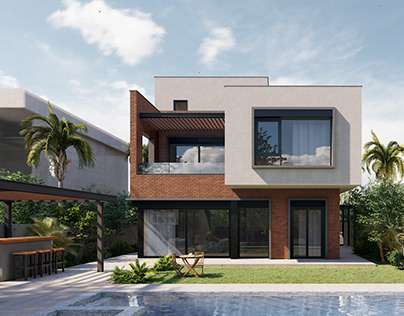 Modern Villa Design & Visualization - Egypt