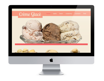 Creme Glace Website