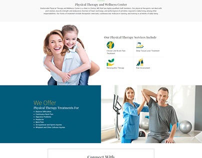 Physical Therapy And Wellness Center Landing Page