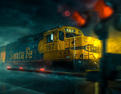 Train in the Rain