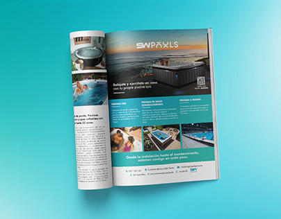 Diseño de Ad - SW Pools - Revista Asia Sur